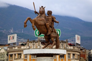 Alexander the great monument 
