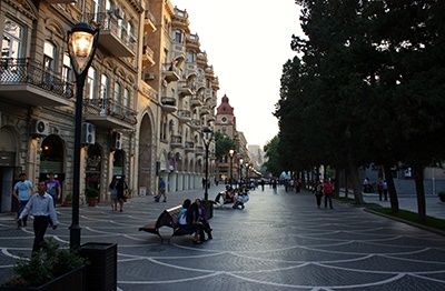 Nizami & Torgovaya Street